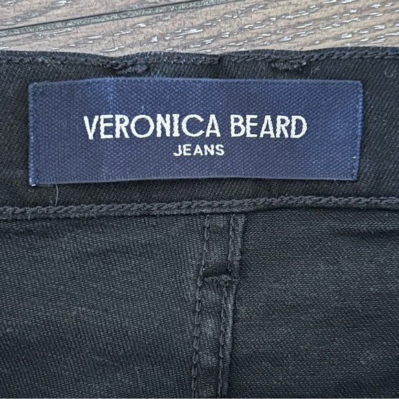 NWOT Veronica Beard - CARSON High Rise Ankle Flare in Onyx | Size 30 - Picture 5 of 8